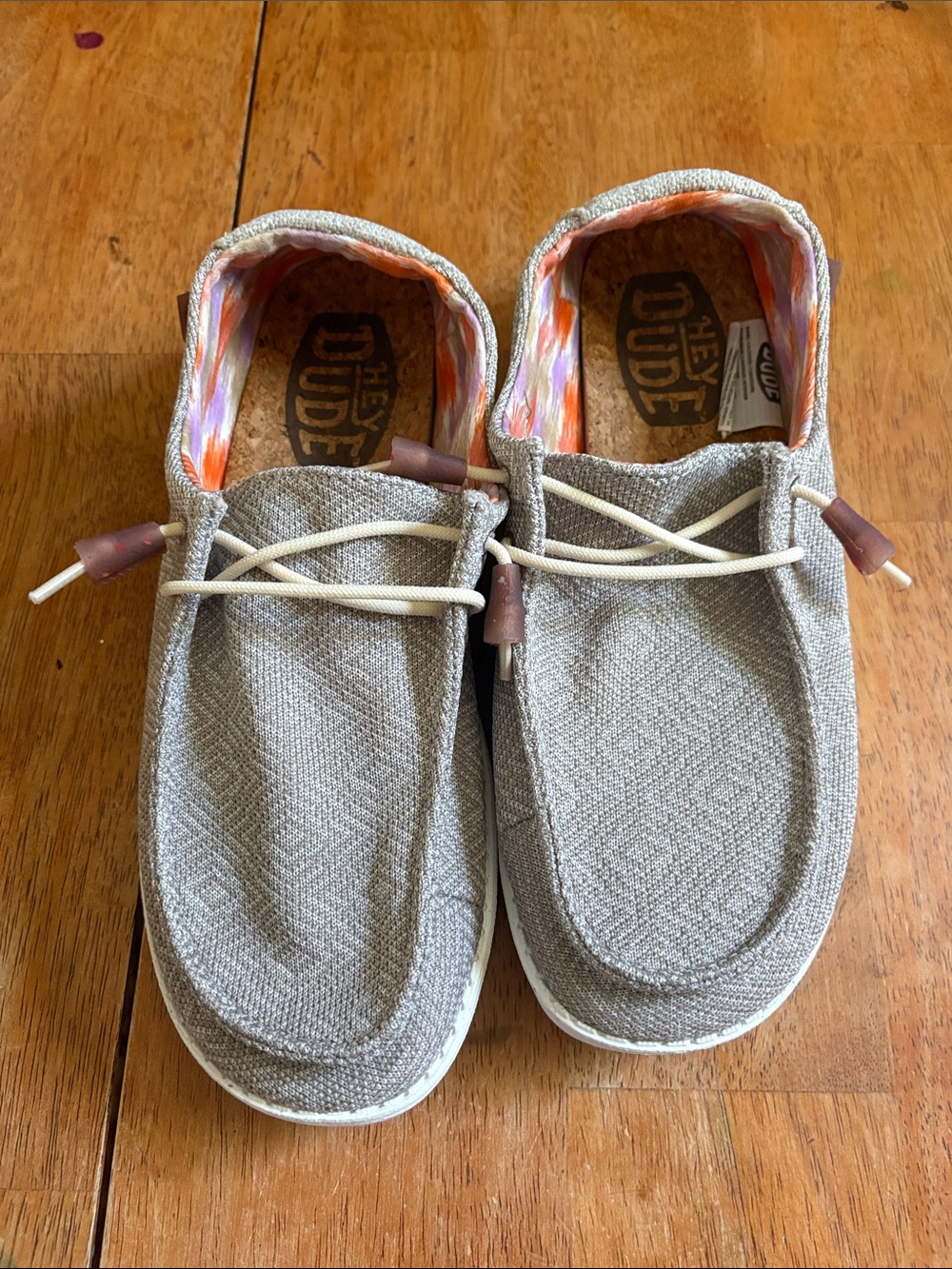 LADIES HEY DUDE WENDY KNIT II DESERT TAUPE